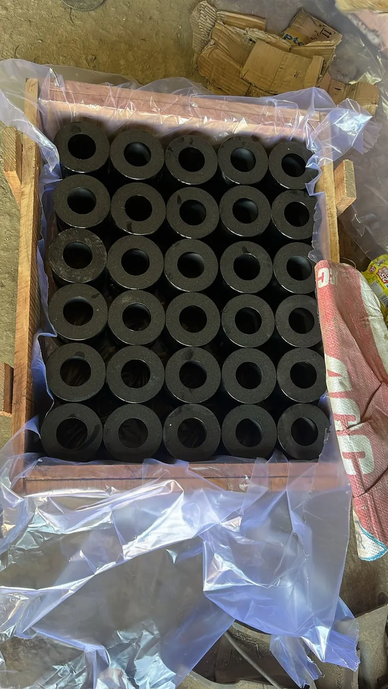 Bushings crated for dispatch